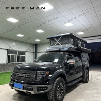 Weiches Dachzelt Pop-up Outdoor Camping Pickup-Truck Überdachung Camper für Ford F150 Ranger Tacoma Hilux
