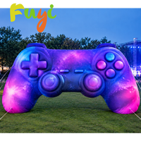 Vente directe d'usine, console de jeu gonflable personnalisable, manette de jeu géante avec design imperméable pour la publicité
