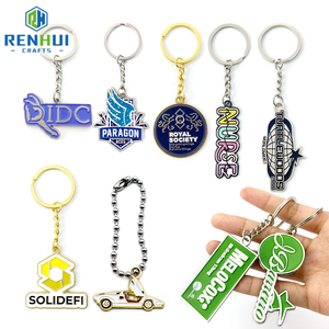 Nuevo estilo personalizado promocional 2D 3D Llaveros De <span class=keywords><strong>Metal</strong></span> llavero diseño personalizado Logo llaveros con cadena - Product Image 6