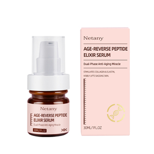 Siero Viso Personalizzato all'Ingrosso, Skincare Vegana Coreana, Idratante, Rassodante, Anti-<span class=keywords><strong>Età</strong></span> con Peptidi, Elixir 30ml - Product Image 1