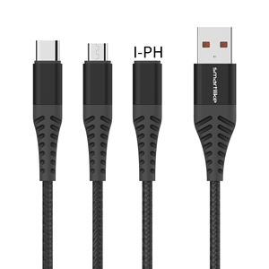 สาย USB แบบถักไนลอนสำหรับ iPhone, สายชาร์จไว2.4A สำหรับกล้องธนาคารพลังงาน - Product Image 6