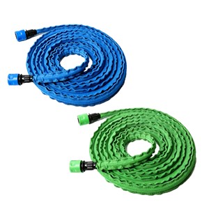 Manguera Mágica Expandible Roja de 25/50 pies con Boquilla de 7 Funciones - Manguera de Jardín Retráctil Anti-Torceduras para Uso Doméstico - Product Image 4