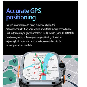 Montre connectée Android avec carte SIM 4G de 2,03 pouces, appel vidéo, GPS, WiFi, montre connectée PGD, style professionnel, moniteur de fréquence cardiaque, réponse aux appels par écran tactile - Product Image 6