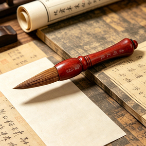Artsecret 1 <span class=keywords><strong>pinceau</strong></span> d'écriture <span class=keywords><strong>de</strong></span> calligraphie traditionnelle pour caractères plus grands, <span class=keywords><strong>pinceau</strong></span> artistique à manche court en bois BW-525 - Product Image 5