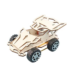 Mô Hình Gỗ DIY Câu Đố Đồ Chơi Không Dây Điều Khiển Từ Xa Xe Điện Tử Giáo Dục Công Nghệ Gốc Đồ Chơi Khoa Học Thí Nghiệm Kit - Product Image 6