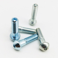 Carbon Steel Machine Thread Hex Washer Self Drilling Screw ST4.8x35 PVC Washer Color Zinc Finish