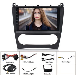 Android Car Stereo Gps Multimedia per Mercedes Benz classe <span class=keywords><strong>C</strong></span> W203 05-09 C200 C350 CLK W209 Android autoradio Audio navigazione GPS - Product Image 2