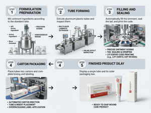Pommade cicatrisante antibactérienne et antifongique Synoheal, directement de l'usine, avec soutien immunitaire pour les soins post-chirurgicaux - Product Image 4
