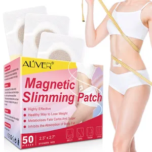 OEM private label 50pcs/box high efficiency belly slimming patch metabolises fats carbs lose weight fat burning slimming patch