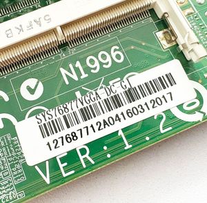 โมดูลบอร์ดซีพียูเมนบอร์ดอุตสาหกรรม SYS76877VGGA-DC-GJ MS-9893ชนิดคอมพิวเตอร์แบบฝังโมดูลเวอร์1.2 100% ทดสอบสต็อกดั้งเดิม - Product Image 6