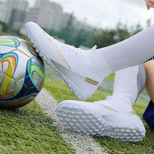 2023 haut haut et bas haut 35-47 grande <span class=keywords><strong>taille</strong></span> chaussures <span class=keywords><strong>de</strong></span> Football en plein air chaussures d'entraînement <span class=keywords><strong>de</strong></span> Football sport confortable élastique chaussures <span class=keywords><strong>de</strong></span> Football - Product Image 5