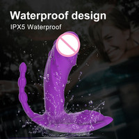 Jouets sexuels à 10 fréquences, vibrateur portable, plug anal, télécommande, vibromasseur, culotte vibrante pour femmes