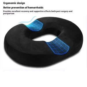 Cojín Ergonómico <span class=keywords><strong>de</strong></span> <span class=keywords><strong>Espuma</strong></span> Viscoelástica en Forma <span class=keywords><strong>de</strong></span> Donut, Alivio del Dolor <span class=keywords><strong>de</strong></span> Coxis y Hemorroides, Cojín <span class=keywords><strong>de</strong></span> Asiento para Coche, Silla <span class=keywords><strong>de</strong></span> Oficina y Personas Sedentarias - Product Image 3