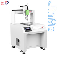 JINMA Nueva Máquina Atornilladora Automática de Pie con Motor de Alto Torque, Bomba de Rodamientos de 3 Ejes y Motor de Engranajes, Multi-Especificaciones