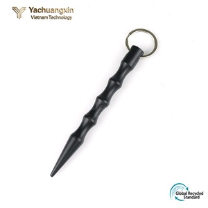 Llavero Multifuncional para Camping, Antimolestias, Antilobos, Táctico, Ligero, en Forma de Bolígrafo, de Aleación de Aluminio, para Mujer - Product Image 2