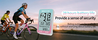 Ciclocomputador IPX7 con 24H de Batería, Multi-GNSS, 5 Sistemas de Satélites, Pantalla de 2.4 Pulgadas, Solo 50 g