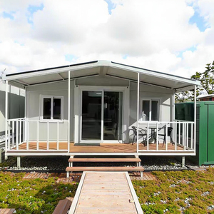 Biệt thự sang trọng làm sẵn 20/40 chân có thể mở rộng nhà CONTAINER 2-5 phòng ngủ đúc sẵn Di động di động gia đình nhỏ - Product Image 1