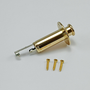 Messing Metaal 6.35 Uitgang Ingang EQ Stand Type Jack Plug Socket voor Akoestische Elektrische Gitaar Muziekinstrument Accessoires - Product Image 4