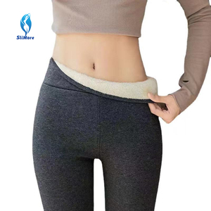 600G <span class=keywords><strong>Leggings</strong></span> invernali donna Plus <span class=keywords><strong>velluto</strong></span> a vita alta pantaloni Legging caldi Femme Slim Pencil Legging spesso <span class=keywords><strong>nero</strong></span> - Product Image 1