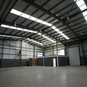 Structure en acier préfabriquée multi-voûtes sur mesure de grande envergure pour entrepôt, école, appartement, usage extérieur, moderne - Product Image 3