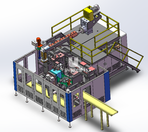 Machine de soufflage par extrusion automatique pour la fabrication de bidons en plastique de 5L, <span class=keywords><strong>10L</strong></span>, 20L, 25L, 30L pour huile de cuisson, <span class=keywords><strong>AdBlue</strong></span> et produits chimiques - Product Image 2
