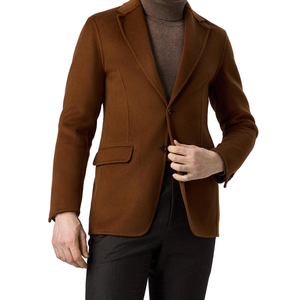<span class=keywords><strong>Traje</strong></span> de <span class=keywords><strong>hombre</strong></span> de estilo italiano con doble botonadura y cuello con muescas y cremallera frontal plana de talla grande transpirable antiarrugas antiencogimiento - Product Image 2