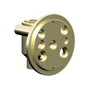 Acessório de fogão a gás para aparelho de casa, metal, flange de cobre, areia, processamento de máquina cnc, serviço de molde de peça de protótipo