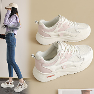 FQ103 Nouvelles chaussures de sport respirantes en mesh pour femmes, légères, à semelle souple, chaussures de course décontractées - Product Image 3