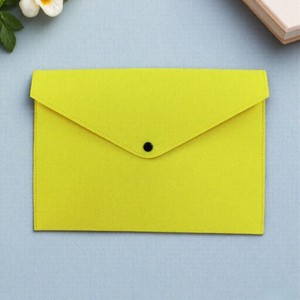 Large Capacity Felt File <strong>Folder</strong> For Office Business School Portable Envelope <strong>Folder</strong> File <strong>Document</strong> Storage Bag With Button - Product Image 2