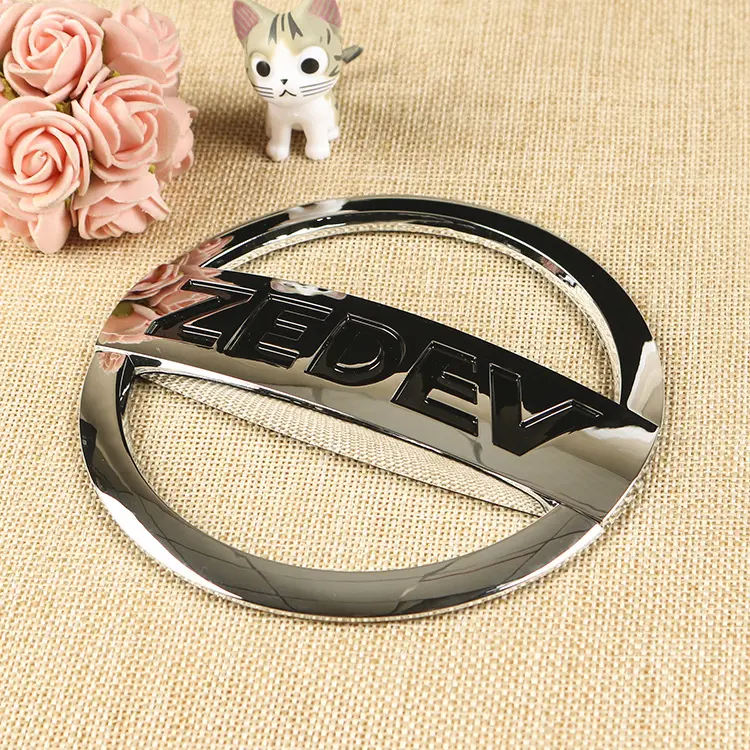 Hot Sale 3d Abs Chroom Plastic Auto Embleem Auto Logo