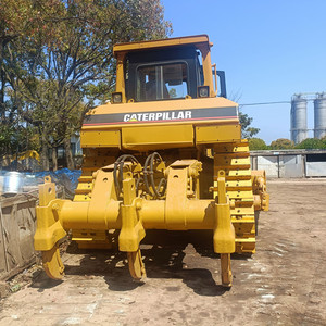 รถดันดินตีนตะขาบ Caterpillar D8R มือสองจากญี่ปุ่นแท้ เครื่องยนต์ CAT 3406 รถดันดินขนาดกลาง พร้อมหัวริปเปอร์ สำหรับงานก่อสร้างปรับระดับพื้นดิน - Product Image 2