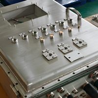 Panneau de commande d'éclairage antidéflagrant SS316L IP66 Ex Db IIB T4 Gb pour applications industrielles pétrolières et gazéifiques dans les usines chimiques