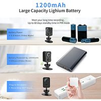 Caméra corporelle miniature Ynmee MD29, version nocturne, 140° grand angle, caméras PIR, clip de poche, caméra de nounou, HD 1080P, 10 heures de fonctionnement