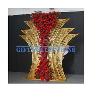Arco de Boda de Acero Inoxidable Elegante para Decoración de Escenario, Fondo para Recepción, Elemento Decorativo Floral, COLECCIÓN DE REGALOS GC1852 - Product Image 2