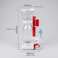 Reef Royal Marine Protein Skimmer Desain Aman Hemat Energi Pompa 24V DC Filter Air Akuarium Komersial Rumah Tangga