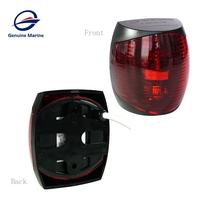 Véritable feu de signalisation marin 12V étanche Port et accessoire de bateau tribord Feu de navigation à LED