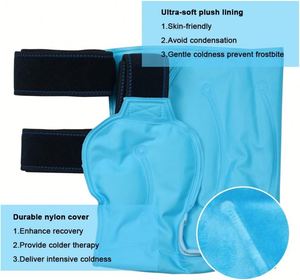 Compresa de Gel Frío Reutilizable para Tobillos, Alivio del Dolor de Tendón de Aquiles, a Prueba de Fugas, Duradera, Multifuncional, Apta para Microondas - Product Image 6