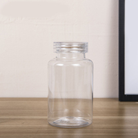 Bouteilles en plastique vides de 80ml, produits médicaux écologiques, emballage de pilules de poudre en capsule, récipients alimentaires, bouchon à déchirer, PET