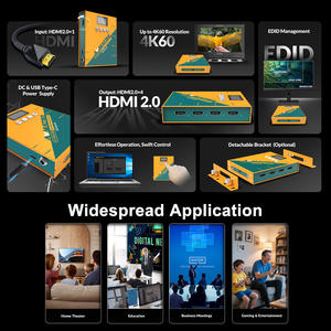 Répartiteur <span class=keywords><strong>HDMI</strong></span> Avmatrix SD1242-4K HD 4K60 4 ports 1 entrée 4 sorties Amplificateur de distribution audio vidéo pour la diffusion, la visioconférence - Product Image 3