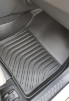 Tapis de sol de voiture de luxe écologiques en TPE, ensemble complet 2 pièces pour Nissan Patrol 2014