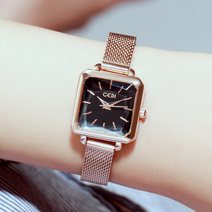 Reloj cuadrado pequeño y elegante para mujer, sencillo y moderno, a la moda y casual, un éxito de ventas a nivel internacional. - Product Image 2