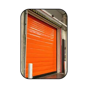 Hot selling Industrial door Manufacturing provides thermal insulation cold storage fabric quick action doors roll up fast doors