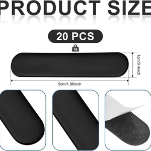 Black Pickleball Racket Self-adhesive Lead Strip Weighting <strong>Set</strong> YB451 Can Print Logo Pickleball Equipments Custom OEM/ODM - Product Image 2