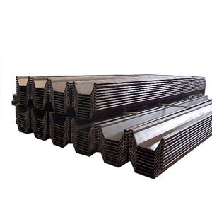 Panneaux de palplanches U Larsen 400*125*13mm 6m 9m 12m Type 2 Type 3 Fourniture Q235b S355 Sy295 Sy390 - Product Image 2