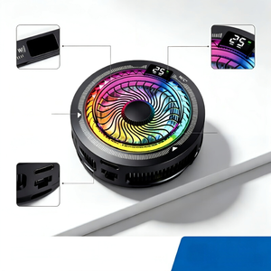 Radiatore Magnetico per Telefono a Semiconduttore con Display RGB Scorrevole e Ventola di Raffreddamento in Alluminio a 100 Giri per Giocatori - Product Image 6
