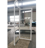 Portes en verre encadrées d'acier sur mesure Portes et fenêtres d'intérieur en acier blanc en verre et acier