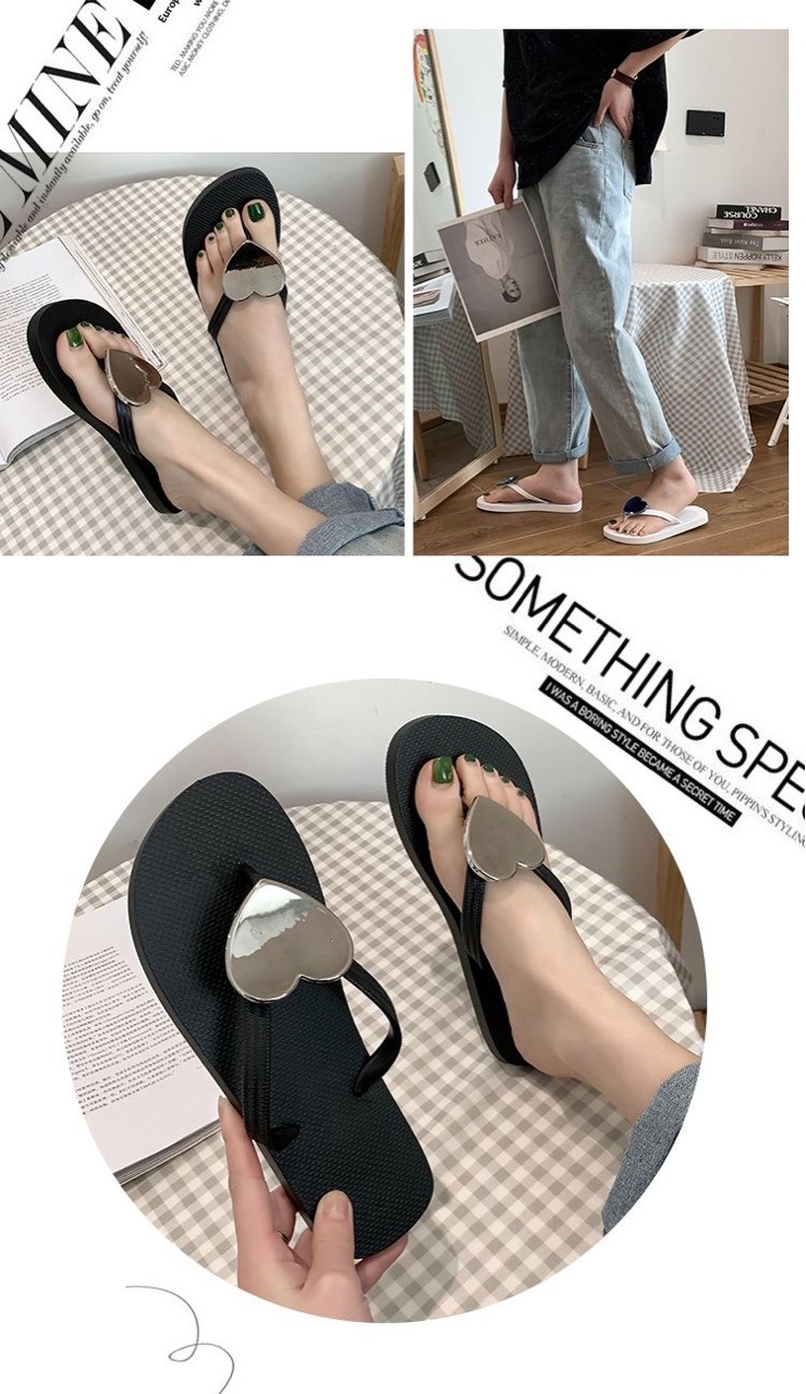 Women Shoes for Holiday PVC Flip Flops Casual Slippers Slides for Girls Platform Sandals
