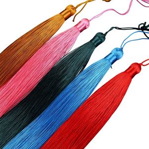 พู่ห้อยหยกดอกบัวแบบสั่งทำพิเศษสำหรับตกแต่งเครื่องแต่งกายโบราณ ฮั่นฝู จี้หยกติดปกเสื้อ - Product Image 5