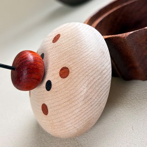 Boîte de rangement en bois YiTao ronde 1-3L, conteneur décoratif artisanal pour bonbons, cadeau pour le salon - Product Image 3