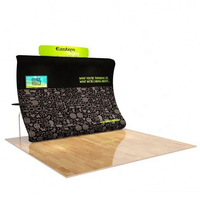 Stand d'exposition portable en tissu tendu personnalisé Eastern Signs 10 pi x 10 pi pour salon professionnel
